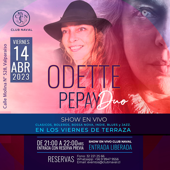 Odette Pepay Duo - 14 de abril 2023
