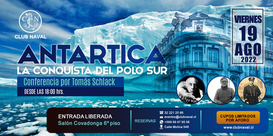 Conferencia Antártica la Conquista del Polo Sur