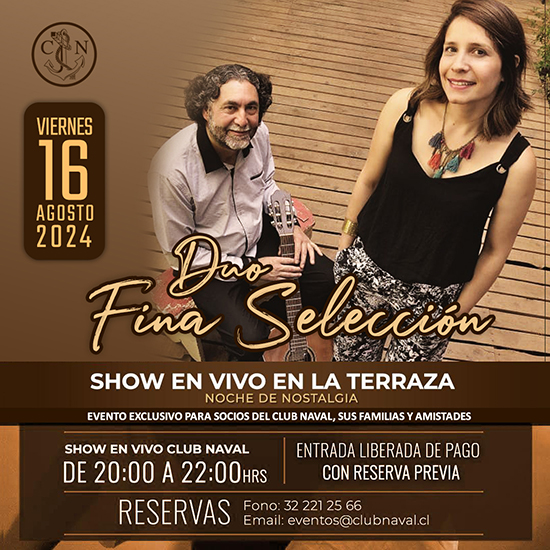 Duo Fina Selección - Viernes 16 de Agosto