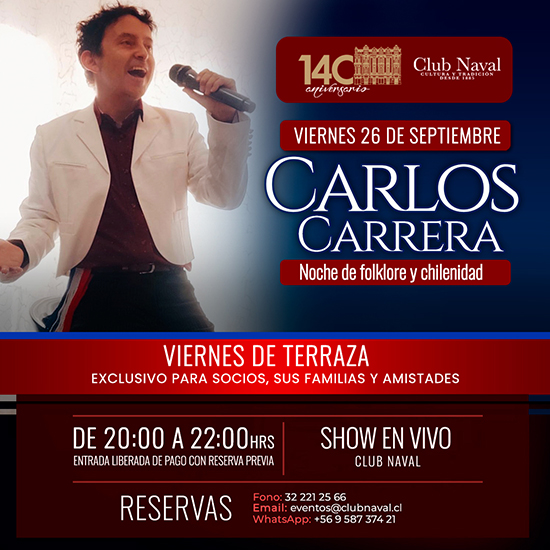 Carlos Carrera Noche de Folklore y Chilenidad