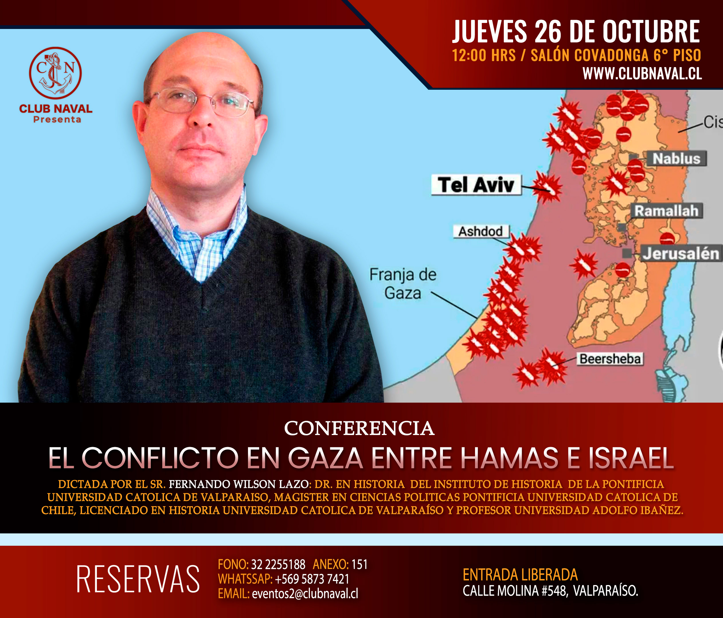 Conferencia El Conflicto en Gaza entre Hamas e Israel