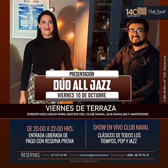 DUO ALL JAZZ terraza vie 10 11 25