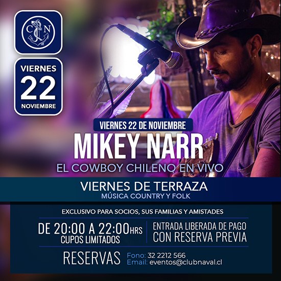 Mikey Narr - Viernes 22 de Noviembre