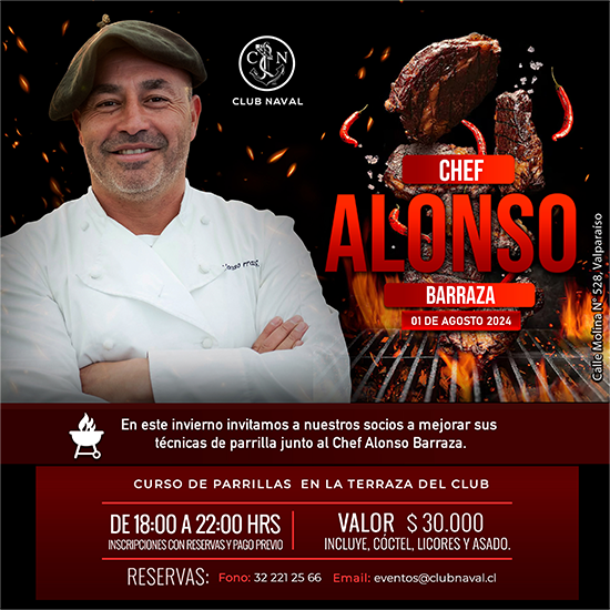 Chef Alonso Barraza - Parrillas