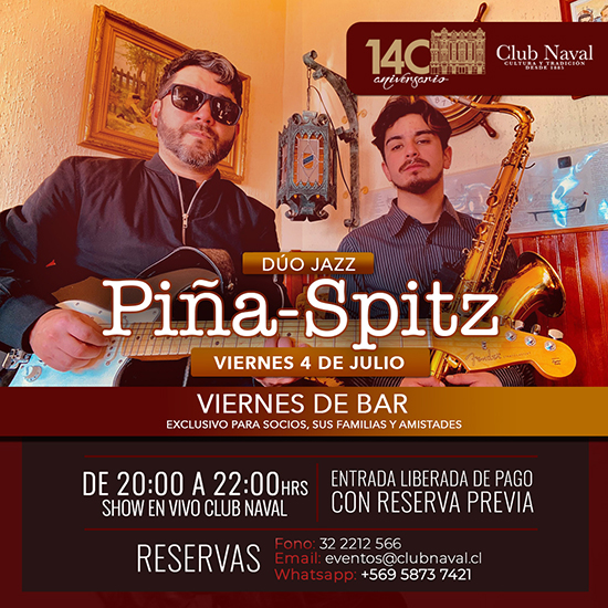 PIÑA SPITZ bar 4 7 25