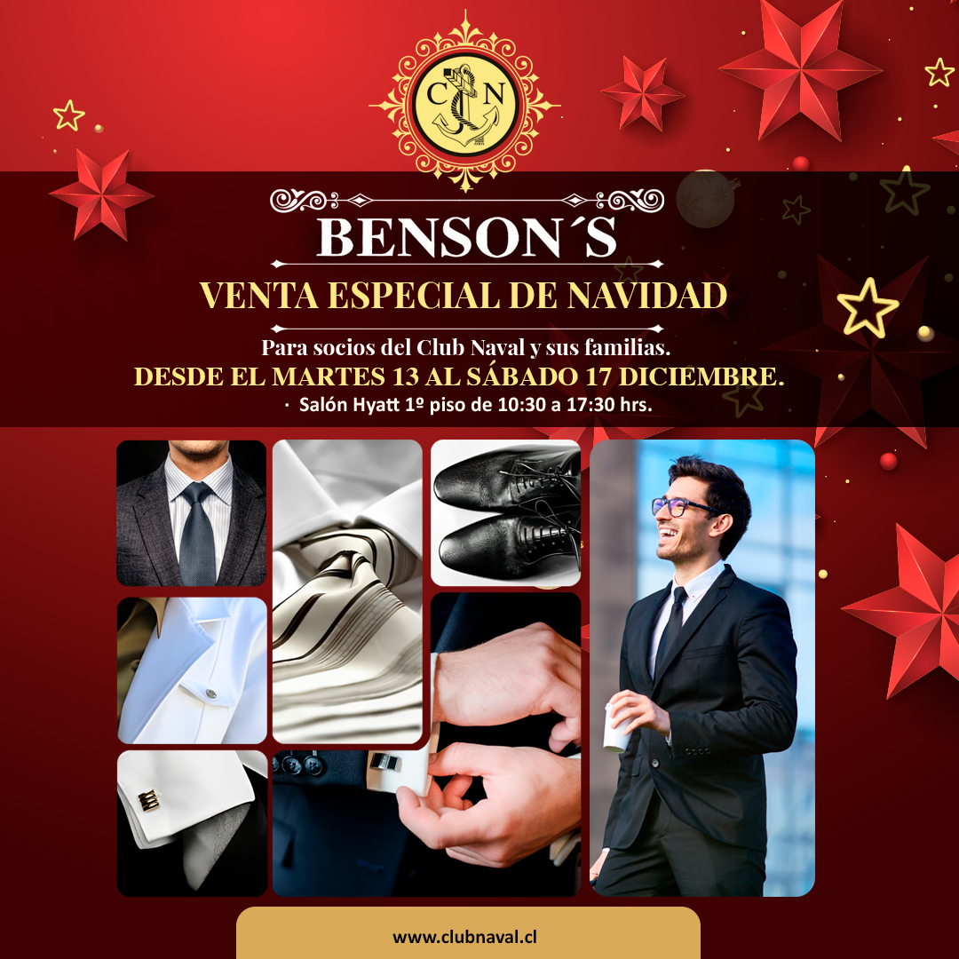 Benson's Venta Especial de Navidad