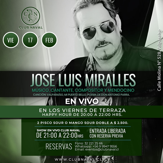 Jose Luis Miralles en Vivo