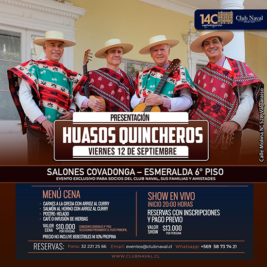 Los Huasos Quincheros - Viernes 12 de Septiembre