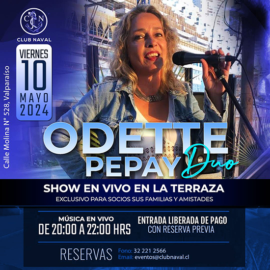 Odette Pepay Duo - Viernes 10 de Mayo