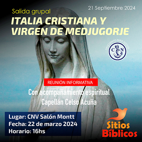 Salida Grupal - Italia Cristian y Virgen de Medjugorje
