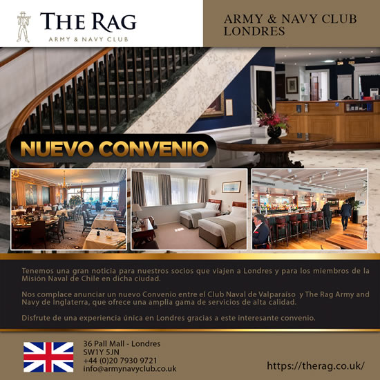 Convenio con The Rag Army & Navy Club